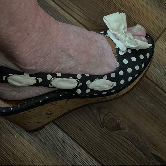 SPERRY Top Sider Cork Wedge Heels Size 8M - Picture 5 of 7